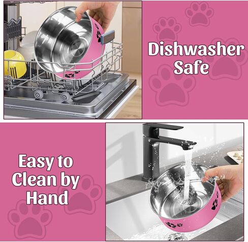 2 Pack Kennel Bowls Stainless Steel Crate Water Bowls for Medium & Small Dogs Crate Bowls Mountable with Clamp Holder 2 Sizes（6.3x2.56’’,5.5X 2.36’’ ） Teal Green in Kuwait