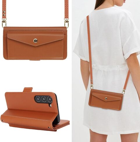 Jaorty for Samsung Galaxy S23 5G Case,Galaxy S23 Wallet Folio Phone Case with Card Holder 6.1 Inch,Premium PU Leather Magnetic Full Protection Shockproof Kickstand Phone Case -Sky Blue in Kuwait