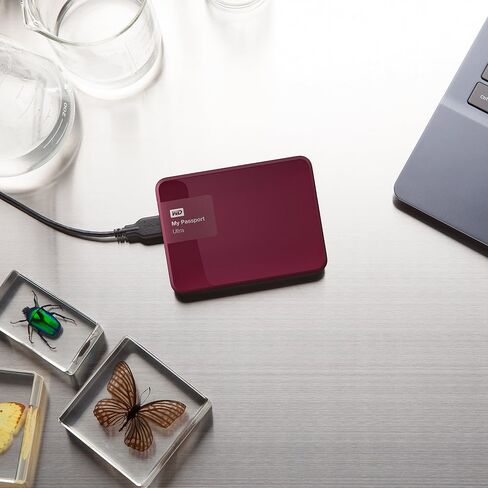 WD 2TB Black My Passport Ultra Portable External Hard Drive - USB 3.0 - WDBBKD0020BBK-NESN in Saudi Arabia