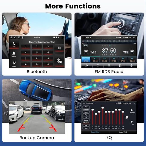 Car Stereo for Chevrolet Chevy Trax 2014-2016 with Apple Wireless Carplay Android Auto, 2+64G Android 13 9 inch Touch Screen Radio with GPS WiFi Bluetooth SWC FM RDS Radio EQ+AHD Backup Camera in Kuwait