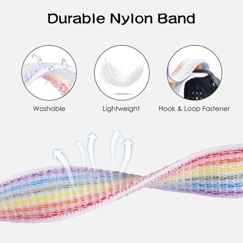 Nylon Band & Case Compatible with Fitbit Ace LTE for Kids, Breathable Braided Wristband Soft Sport Loop Replacement Strap for Google Ace LTE in Kuwait