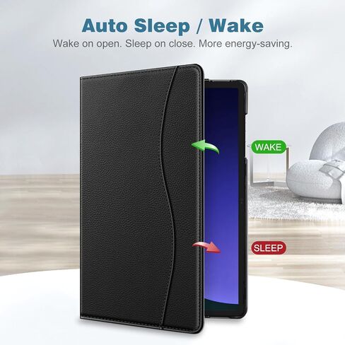 Fintie Case for Samsung Galaxy Tab S10 Plus 2024/ Tab S9 Plus 2023 12.4 Inch with S Pen Holder, Multi-Angle Viewing Cover with Pocket Auto Wake/Sleep, Black in Saudi Arabia
