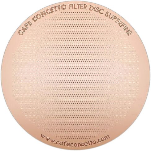 Filter for use in AeroPress XL Coffee Makers (Superfine XL) - Premium Replacement Disc - Reusable Metal, Titanium Coated Stainless Steel. Upgrade Your Mesh or Filter Papers in Saudi Arabia