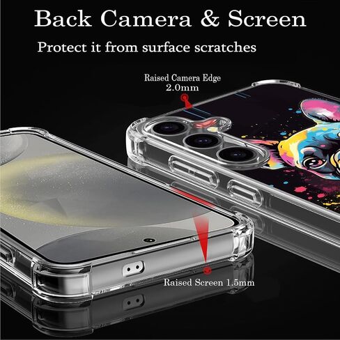 Game Case for S24 Ultra,Gifun Hard PC+TPU Bumper Clear Protective Design Case Compatible with Samsung Galaxy S24 Ultra - Black Arcade Game in Saudi Arabia