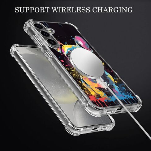 Game Case for S24 Ultra,Gifun Hard PC+TPU Bumper Clear Protective Design Case Compatible with Samsung Galaxy S24 Ultra - Black Arcade Game in Saudi Arabia