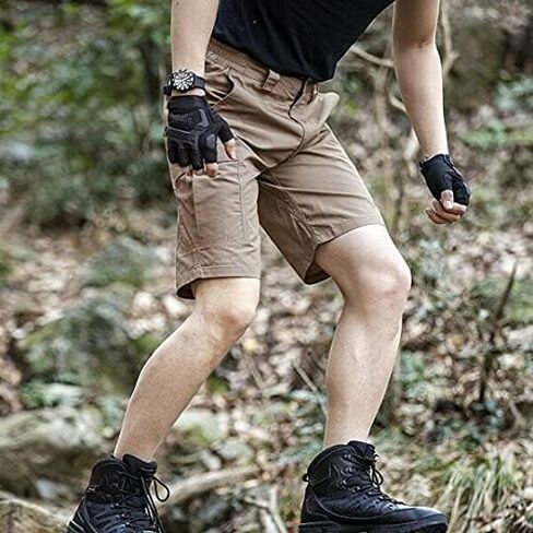 AUTIWITUA Men's Waterproof Tactical Shorts Outdoor Cargo Shorts, Lightweight Quick Dry Breathable Hiking Fishing Cargo Shorts in Kuwait