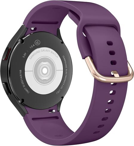 Tobfit Compatible with Samsung Galaxy Watch 7 6 5 4 FE Band 40mm 44mm Women Men, Soft Silicone Sport No Gap Galaxy Watch Band for Galaxy Watch 7/FE/6 Classic/5 Pro/4 Classic in Kuwait