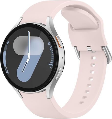 Tobfit Compatible with Samsung Galaxy Watch 7 6 5 4 FE Band 40mm 44mm Women Men, Soft Silicone Sport No Gap Galaxy Watch Band for Galaxy Watch 7/FE/6 Classic/5 Pro/4 Classic in Kuwait