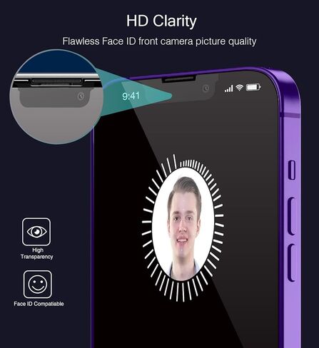 زجاج مقسى لهاتف iPhone 14 Pro مقاس 6.1 بوصة، وواقي شاشة iPhone 14 Pro، طبقة حماية 10H مضادة للخدش، خالية من الفقاعات، مقاومة فائقة الدقة [3 عبوات] in Kuwait