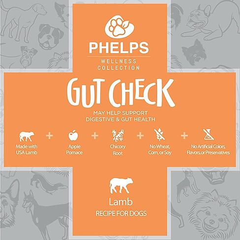 Gut Check Digestive & Gut Health Lamb Recipe Dog Treats 4.5 oz in Saudi Arabia