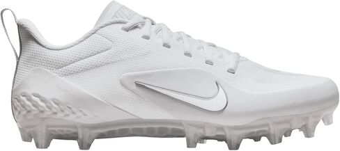 Nike Alpha Huarache 8 Pro CW4439-110 White/Pure Platinum/Wolf Grey Men's Lacrosse Cleats in Saudi Arabia