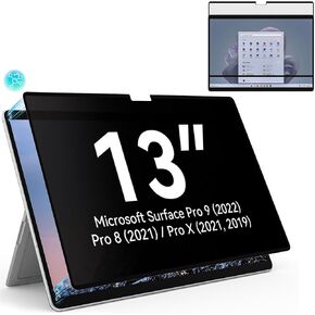 Privacy Screen MacBook Pro 15 Inch (2016-2019), Magnetic Removable Anti Glare Blue Light Privacy Filter with Camera Cover, Anti Spy Black out Laptop Screen Protector for Mac 15In (A1707, A1990)