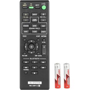 New RM-ANP114 Remote Control Compatible with Sony Sound Bar Controller RM-ANP115 RM-ANP116 HT-CT770 HT-CT370 HTCT770 HTCT370 SA-WCT370 SA-CT370 SA-CT770 SA-WCT770 SAWCT370 Replacement with Batteries