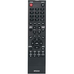 NF033UD Replace Remote Control Applicable for Sylvania LCD TV LD190SS1 LD320SS2 LD190SS2 LD195SSX LD320SSX LD320SS2 A9DF1UH LD320SS1 Emerson TV LD190EM1 LD190EM2 LD260EM2 LD320EM2 RLD190EM1 RLD190EM2