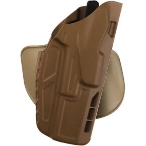 Safariland 7378, ALS Concealment Paddle and Belt Loop Combo Holster, Fits: Glock 17, 22, 31, Coyote Brown- STX , Right Hand