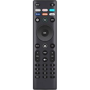 XRT140 Replace Remote Commander fit for Vizio V-Series P-Series M-Series Quantum OLED Smart TV D32FM-K01 P65Q9-J01 P75Q9-J01 D40FM-K09 V605-H3 V655-H19 V705-H3 M55Q8-H1 M586X-H1 V655-H9 V405-H19