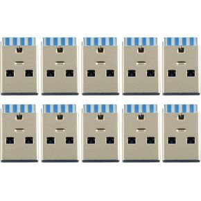 TAODAN 10pcs USB 3.0 Male Port Connector Solder Jacks USB Repair Replacement Adapter Socket Connectors