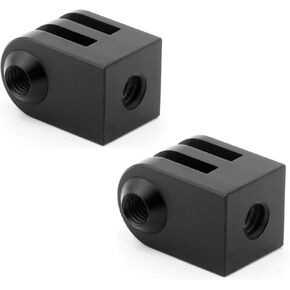 2 Pcs Aluminum Tripod Mount Adapter for GoPro Hero 4 5 6 7 8 9 10 11 Black Silver Session, AKASO/Campark/YI & Other Cameras