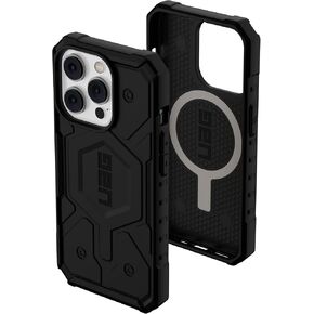 URBAN ARMOR GEAR UAG Designed for iPhone 14 Pro Case Black 6.1" Pathfinder Built-in Magnet Compatible with MagSafe Charging Slim Lightweight Shockproof Dropproof Rugged Protective Cover