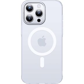 حافظة CASEKOO المغناطيسية الرسمية المضادة للصدمات لهاتف iPhone 16 Pro مع حامل عدسة غير مرئية [متوافقة مع MagSafe] [حماية من السقوط العسكري] حافظة رفيعة شفافة غير لامعة مقاس 6.3 بوصة 2024، أسود