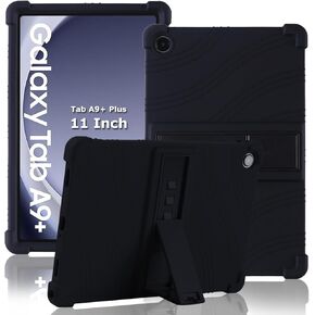 ATOOZ for Samsung Galaxy Tab A9 Plus Case Kids (SM-X210/X216/X218),Soft Silicone Case for Samsung Galaxy Tab A9+ Plus 11 Inch 2023 Samsung Tab A9 Plus Tablet Case with Stands (Red)