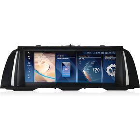 Android Auto Screen with Snapdragon 665 8 Core 4+64 GB 1920 * 720 HD Anti-Glare Monitor for BMW NBT 5 Series F10 F11 (2013-2017)