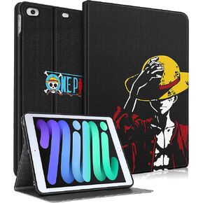 حافظة عصرية لجهاز iPad Mini 5/4/3/2/1 (7.9 بوصة) للأطفال والبنات والمراهقات والأولاد والنساء اللطيفة بتصميم الرسوم المتحركة Anime Kawaii، أغطية رفيعة قابلة للطي أنيقة لهاتف Apple i Pad Mini 5th Gen، 4th/3/2/ 1، قطعة in Kuwait