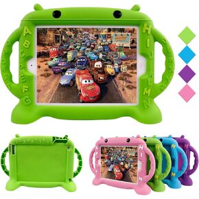 CHINFAI Kids Proof Case for iPad 2 3 4 - Shockproof Silicone Protective Cover Self Stand Case with Portable Handles for Apple iPad 2nd 3rd 4th Generation 9.7 Inch (Blue)