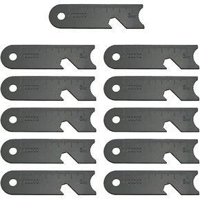 CHIYUYISEN11 Pcs Outdoor Lighter Outdoor Flint Scraper Striker Flint Fire Starter Survival Camping Flint Scraper,It's Also a Wine Opener