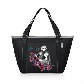 PICNIC TIME Disney Nightmare Before Christmas Topanga Tote Cooler Bag, Soft Cooler Bag, Picnic Cooler, (Black)