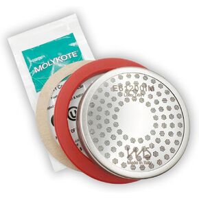 IMS Precision Shower Screen for E61 Espresso Machines by E&B, Lab E61200RNT. Nanotech, Reinforced. Includes Cafelat Gasket 8mm, Grease - Molykote 111, Paper Shim