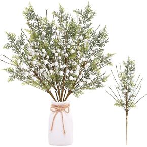 Sggvecsy 6 Pcs Artificial Fall Eucalyptus Stems Fall Eucalyptus Leaves Silk Autumn Leaf Branches Fall Decorations for Home Vase Thanksgiving Table Centerpieces Harvest Festival Decor (Orange)