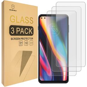 Mr.Shield [3-PACK] Designed For Motorola (MOTO One 5G) / MOTO One 5G UW [Tempered Glass] [Japan Glass with 9H Hardness] Screen Protector with Lifetime Replacement