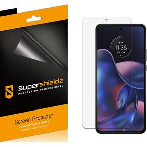 Supershieldz (6 Pack) Designed for Motorola Edge (2022) Screen Protector, High Definition Clear Shield (PET)