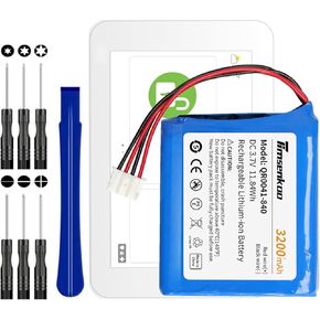 3200mAh QR0041-840 Replacement Battery for Qolsys IQ Panel 2, IQ Panel 2 Plus fits Part No. SP584646-1S2P
