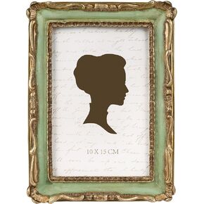 AELS 8x10 Inch Vintage Picture Frame, Elegant Antique Photo Frames with Glass Front, Photo Display, Tabletop Wall Hanging, Gift Ideas,Gold and Black