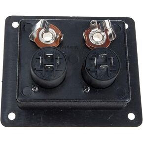 Milisten Speaker Box Terminal Cup, 2-Way Square Binding Post Jack Plate with Screw Type Connectors for DIY Speaker Box, Home Theater & Car Audio Subwoofer Enclosures Audio Accessories in Kuwait