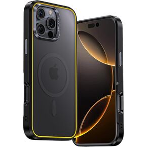 AOHI for iPhone 16 Pro Max Case Compatible with MagSafe, Military Grade Drop Protection Slim Magnetic Shockproof Phone Case for 6.9-Inch iPhone 16 Pro Max, Black