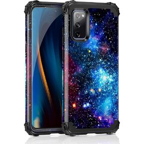 Rancase for Galaxy S20 FE 5G Case,Three Layer Heavy Duty Shockproof Protection Hard Plastic Bumper +Soft Silicone Rubber Protective Case for Samsung Galaxy S20 FE 5G,Purple