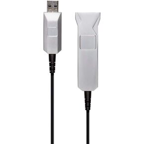 Monoprice Fiber Optic SlimRun USB 3.0 - Type-A Male to Type-A Female Extension, Optical Cable, 65.6 Feet