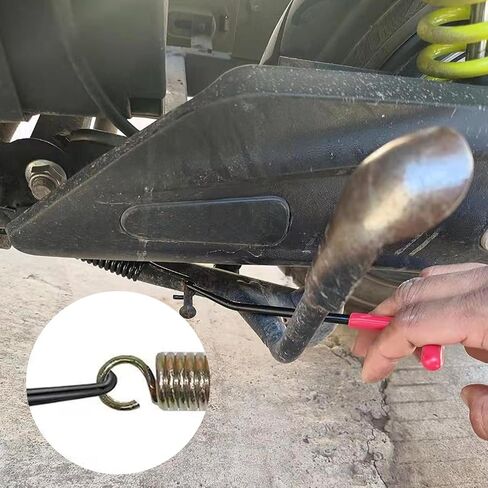 10 In/25 cm Exhaust Spring Puller Tool, Motorcycle Exhaust Spring Hook T Handle Spring Puller Removal Tool Pipe Spring Puller for Motorcycle Muffler Snowmobile ATV Dirt Bike in Kuwait