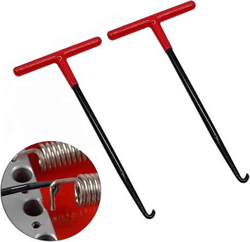 10 In/25 cm Exhaust Spring Puller Tool, Motorcycle Exhaust Spring Hook T Handle Spring Puller Removal Tool Pipe Spring Puller for Motorcycle Muffler Snowmobile ATV Dirt Bike in Kuwait