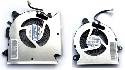 مروحة تبريد بديلة لوحدة المعالجة المركزية + وحدة معالجة الرسومات متوافقة مع MSI GF65 GF65 Thin PABD08008SH N413 PAAD06015SL N433 DC 5V in Kuwait