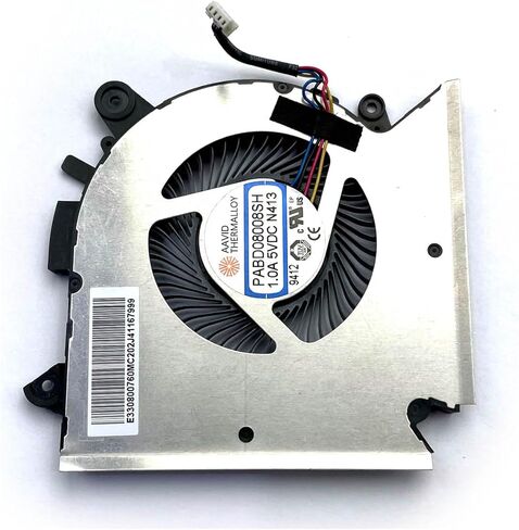 مروحة تبريد بديلة لوحدة المعالجة المركزية + وحدة معالجة الرسومات متوافقة مع MSI GF65 GF65 Thin PABD08008SH N413 PAAD06015SL N433 DC 5V in Kuwait