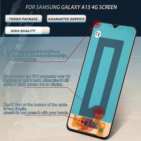 شاشة YWLRONG لهاتف Samsung Galaxy A15 بديلة لشاشة Samsung Galaxy A15 5G A156U LCD تعمل باللمس مجموعة رقمية A15 4G SM-A155U مع أدوات in Saudi Arabia