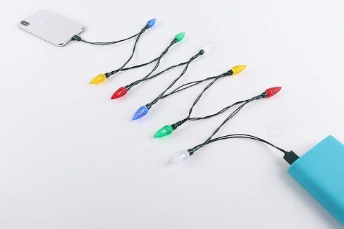 سلك شاحن هاتف USB خفيف لعيد الميلاد مقاس 50 بوصة متوافق مع النوع C in Saudi Arabia