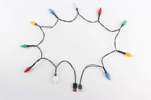 سلك شاحن هاتف USB خفيف لعيد الميلاد مقاس 50 بوصة متوافق مع النوع C in Saudi Arabia