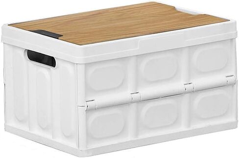 Wind Tour Outdoor Camping Storage Box Trunk Organizing Box Foldable Thickened Storage Box Plastic(Army green) in Saudi Arabia