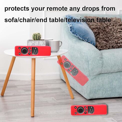 حافظة عن بعد لجهاز Samsung TV Remote 2023 New BN59-01432J BN59-01432A BN59-01432 TM2360E TM2361E غطاء حماية من السيليكون للتلفزيون الذكي بالطاقة الشمسية للتحكم عن بعد مع حبل يتوهج في الظلام - أزرق in Kuwait