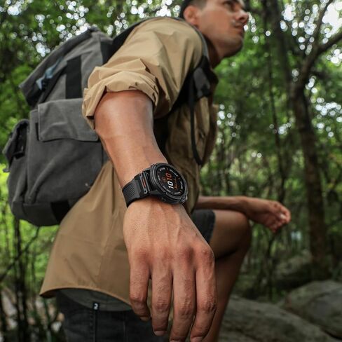 Compatible with Garmin Fenix 7 Band - 22mm Silicone Quick Fit Watch Bands for Fenix 8 47mm/Fenix 5/Fenix 6/6 Pro/Fenix 7 Pro/Forerunner 965/945/Approach S62/S60/Epix 2 Pro 47mm/Quatix 7 in Kuwait